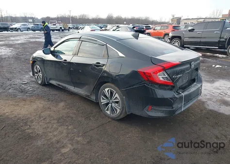 2016 Honda Civic Ex-L from USA, damaged, VIN 2HGFC1F77GH638281